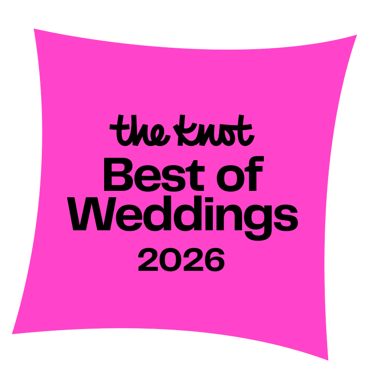 'The Knot Best of Weddings 2026' badge